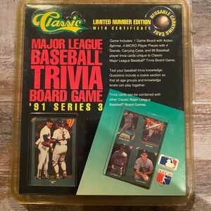 Classic Trivia Board Game.